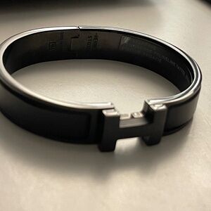 Hermès bracelet triple all black edition